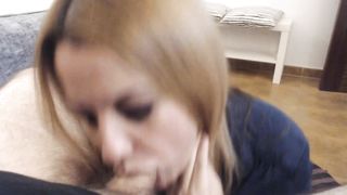 oraljessie - BJ webcam couple big tits blonde MILF