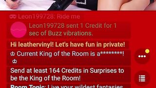 Melanie Sexy Shorts leather