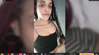 Ebony Rubs in apartment complex