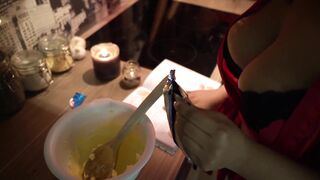 XXX-MAS Baking Masturbation