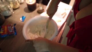 XXX-MAS Baking Masturbation