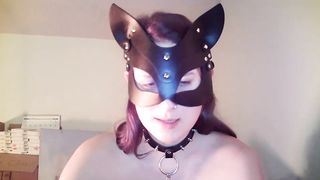 kristy66669 - Sexy kitty in leather mask and collar