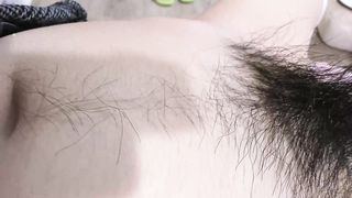 lavender__ -  Wanna get lost in this extremely bushy hairy pussy?