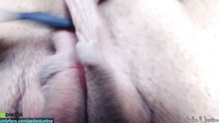 aedanjustine - Toy pussy fuck close-up video