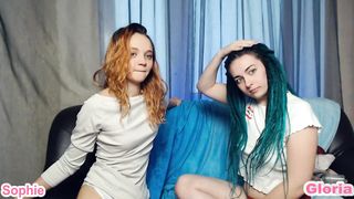 clarasophie - Two young girlfriends webcam chat