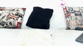 SHAYLASCARLET - Horny Latina enjoying big dildo in her ass and toy inside her pussy