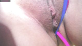 marilyn_rouse  - Busty chick flashing on camera her pussy close-up with toy inside