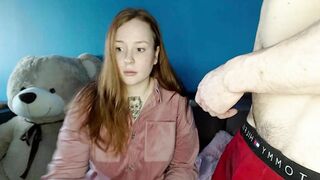 elizabetfoxy - Sweet pretty baby fondling cock on webcam
