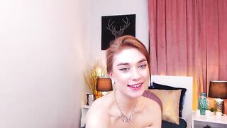 JiaMont - Beautiful redhead flashing nice boobs