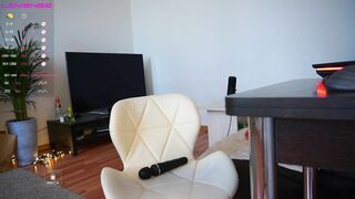 Sweet-cms - Horny babe in black stockings flashing nice small boobs