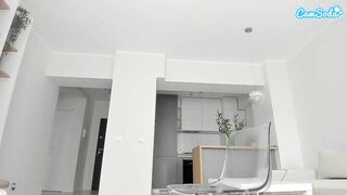 laranya - Horny blonde slut flirting on camera with toy inside her ass