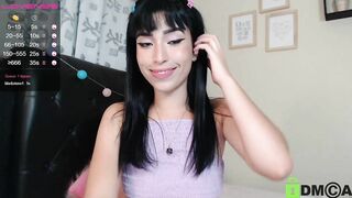 jessicawhitee01 - Lovely naughty brunette flashing nice boobs