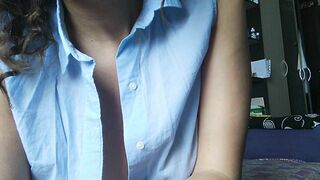 natalia1987 - Curly haired Russian flashing amamzing boobs