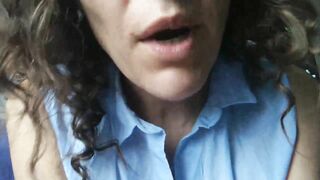 natalia1987 - Curly haired Russian flashing amamzing boobs