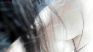 sabinadulce - Brunette with big tits and toy sticking out of her nickers