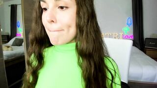 yourlittlepervert - Adorable brunette having naughty webcam chat