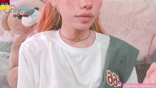 cherrypunch - Horny cutie flashing nice boobs