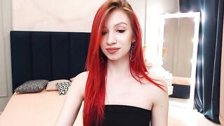 AlisRibeco - Sweet slim redhead's cam video
