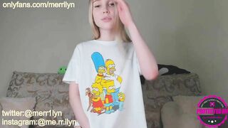 merrilyn - Sweet horny kitten masturbating on webcam