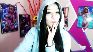 violet_wrist - Adorable brunette's webcam video