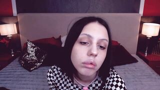 MelanieGuilbert - Slender tattooed brunette's webcam video