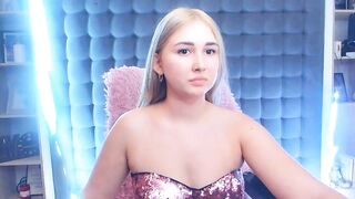 UrBabySlut - Cute blondie without panties