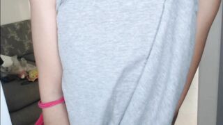 ami_from_ghetto_ - Shy brunette getting horny on webcam