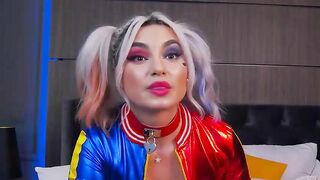 LarissaKole - Sexy Harley Quinn flashing big boobs
