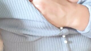 I love licking my boobs before going to sleep