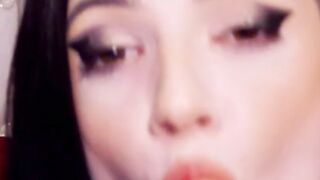 Casseyleights gags on toy 1