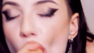 Casseyleights gags on toy 3